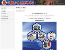 Tablet Screenshot of gulakmakina.com
